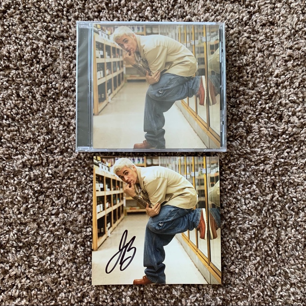 NEW Signed Justin Bieber CD Yummy